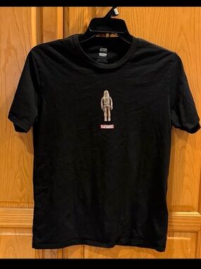 Star Wars x Levis Black Short Sleeve T Shirt Chewbacca Size Men’s Small